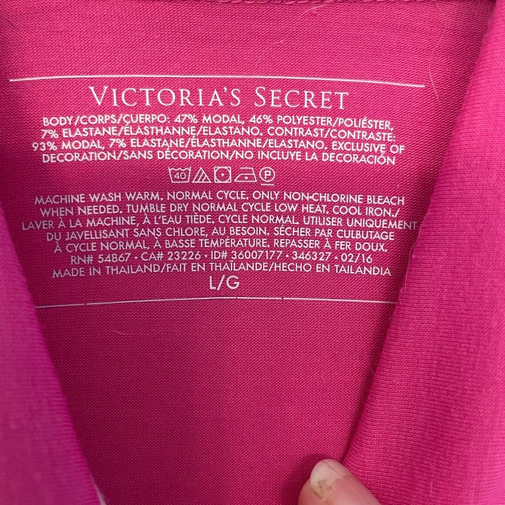 Victoria’s Secret pajama set; shorts and top. Super soft.
